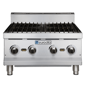 Eurodib - Countertop Gas Hotplate - T-HP424 - Kitchen Equipped