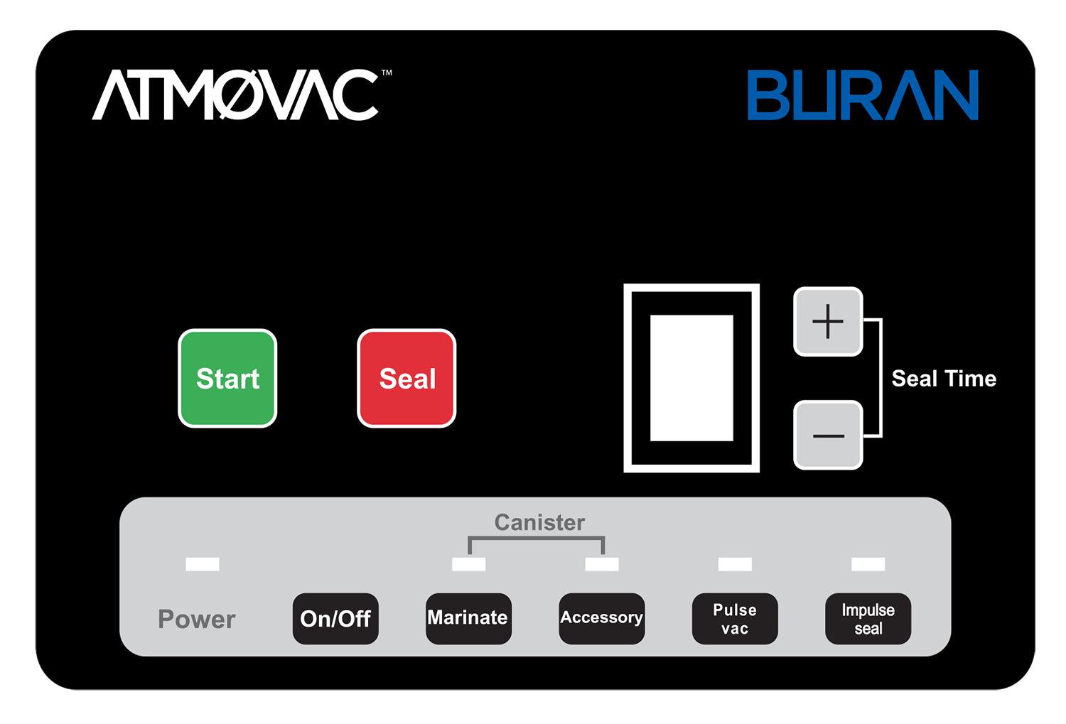 Atmovac - BURAN Commercial External Vacuum Machine - Kitchen Equipped