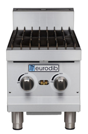 Eurodib - HP212 Countertop Gas Hot Plate - Kitchen Equipped