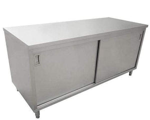 Omcan - Stainless Steel Work Table with Cabinet - 30" Deep