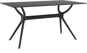 AIR - Resin Table - 80x140 cm - BLACK  45-AIR-3255-09