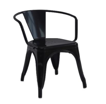 Siesta - SOHO - Metal Armchair - MATTE BLACK  12-SOHO-1-09M