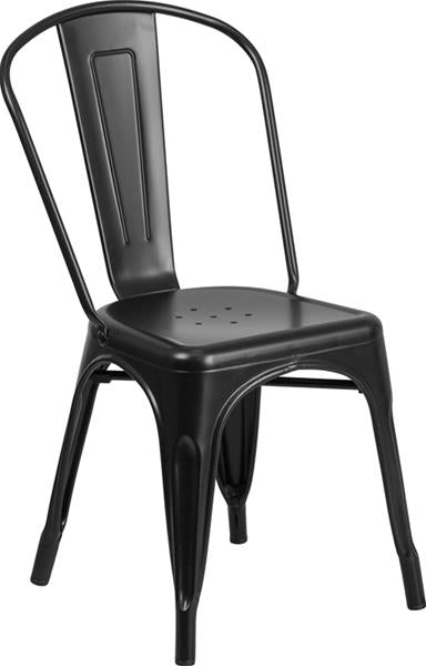 Siesta - SOHO - Metal Armchair - MATTE BLACK  12-SOHO-0-09M