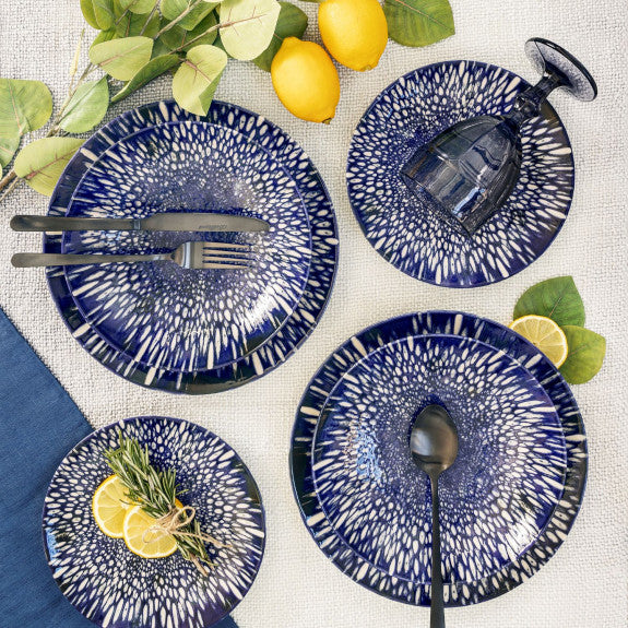 Pacifica Blue 12 Piece Dinnerware Set