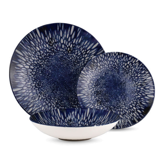 Pacifica Blue 12 Piece Dinnerware Set