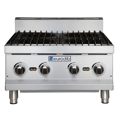 Eurodib - Countertop Gas Hotplate - T-HP424 - Kitchen Equipped