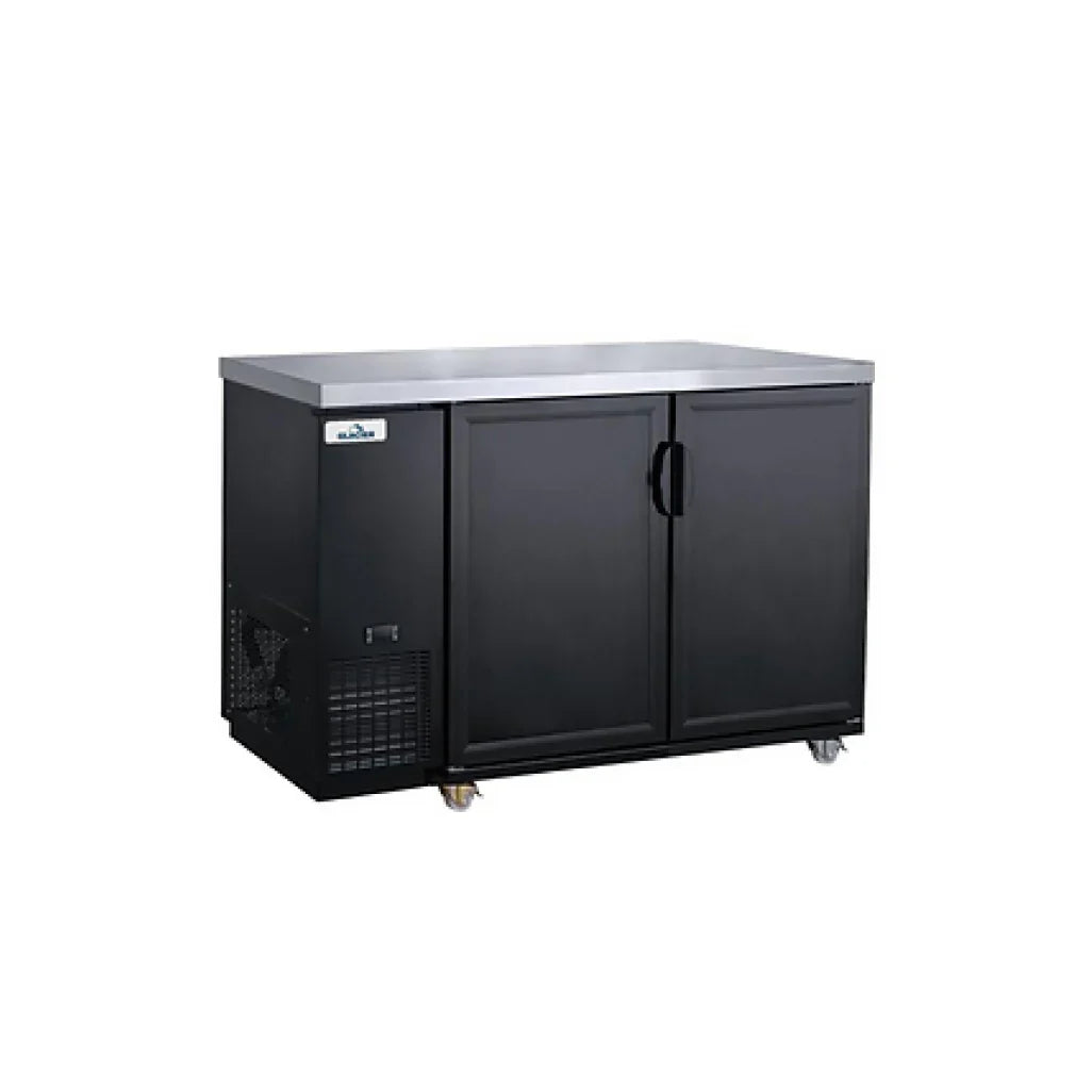 Glacier GBB-61 61" Solid Two Door Back Bar Cooler