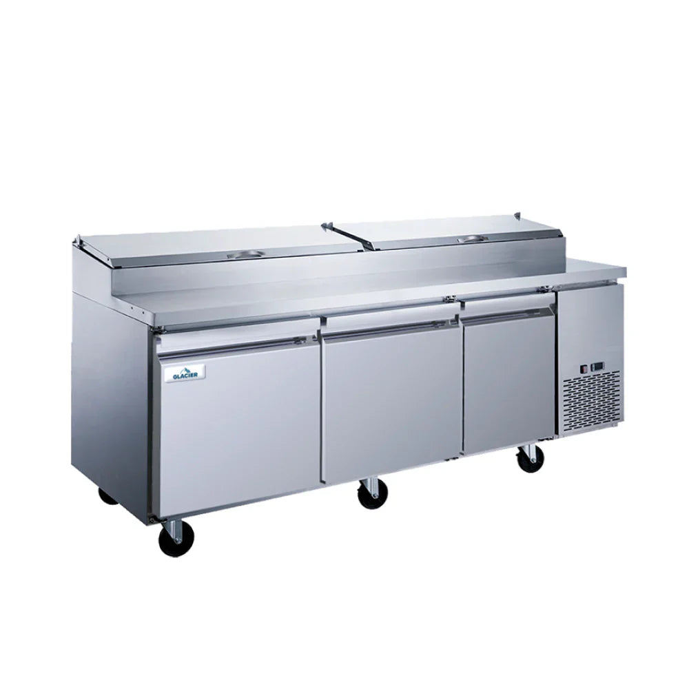 Glacier GPP-90 90" 3-Door Pizza Prep Table