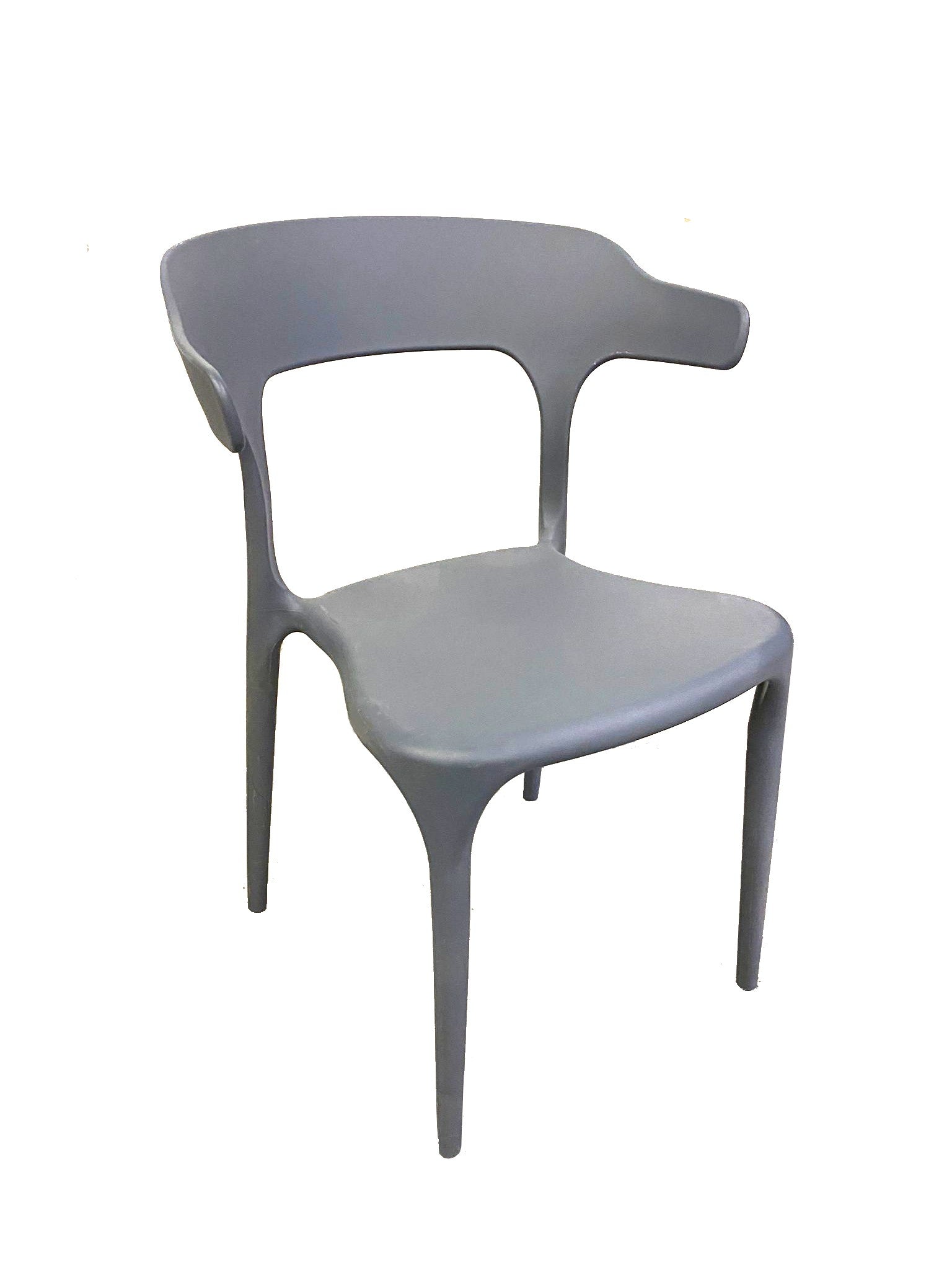 Outdoor Plastic Chair - Armrest