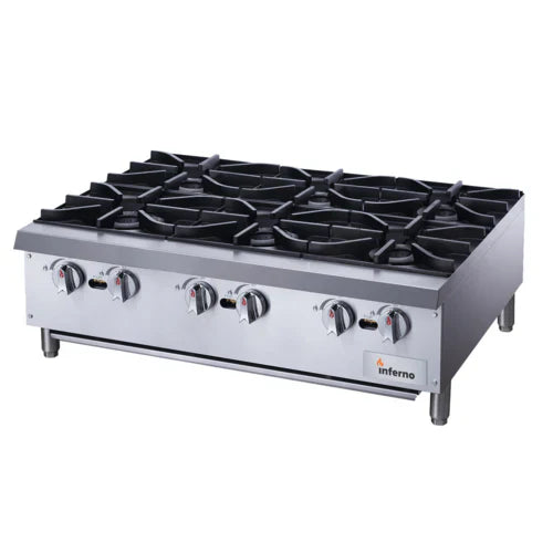 Inferno Hot Plate Six Burners 36*28*13