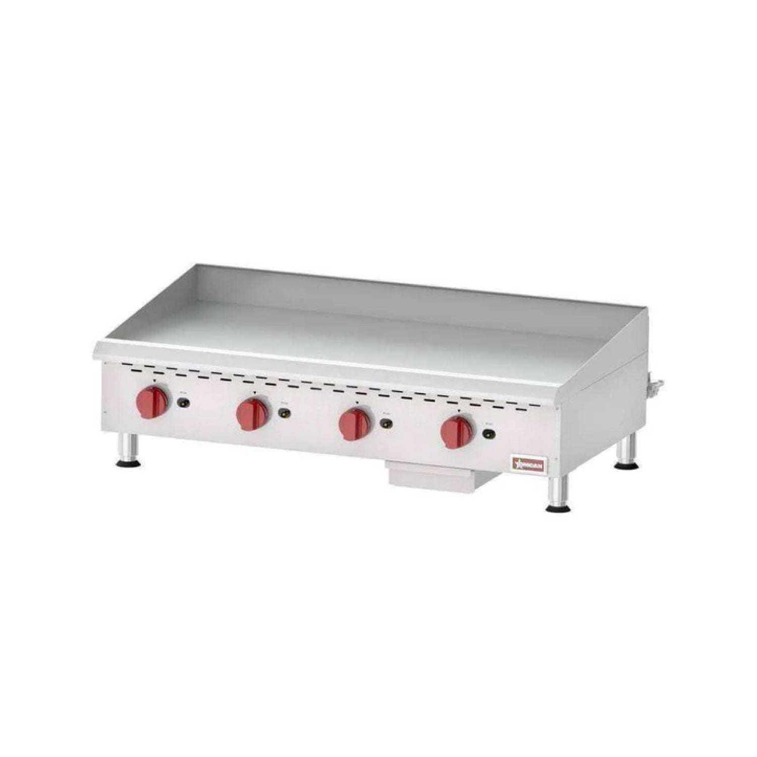 Omcan CE-CN-G48M - 48" Manual Gas Griddle - 120,000 BTU