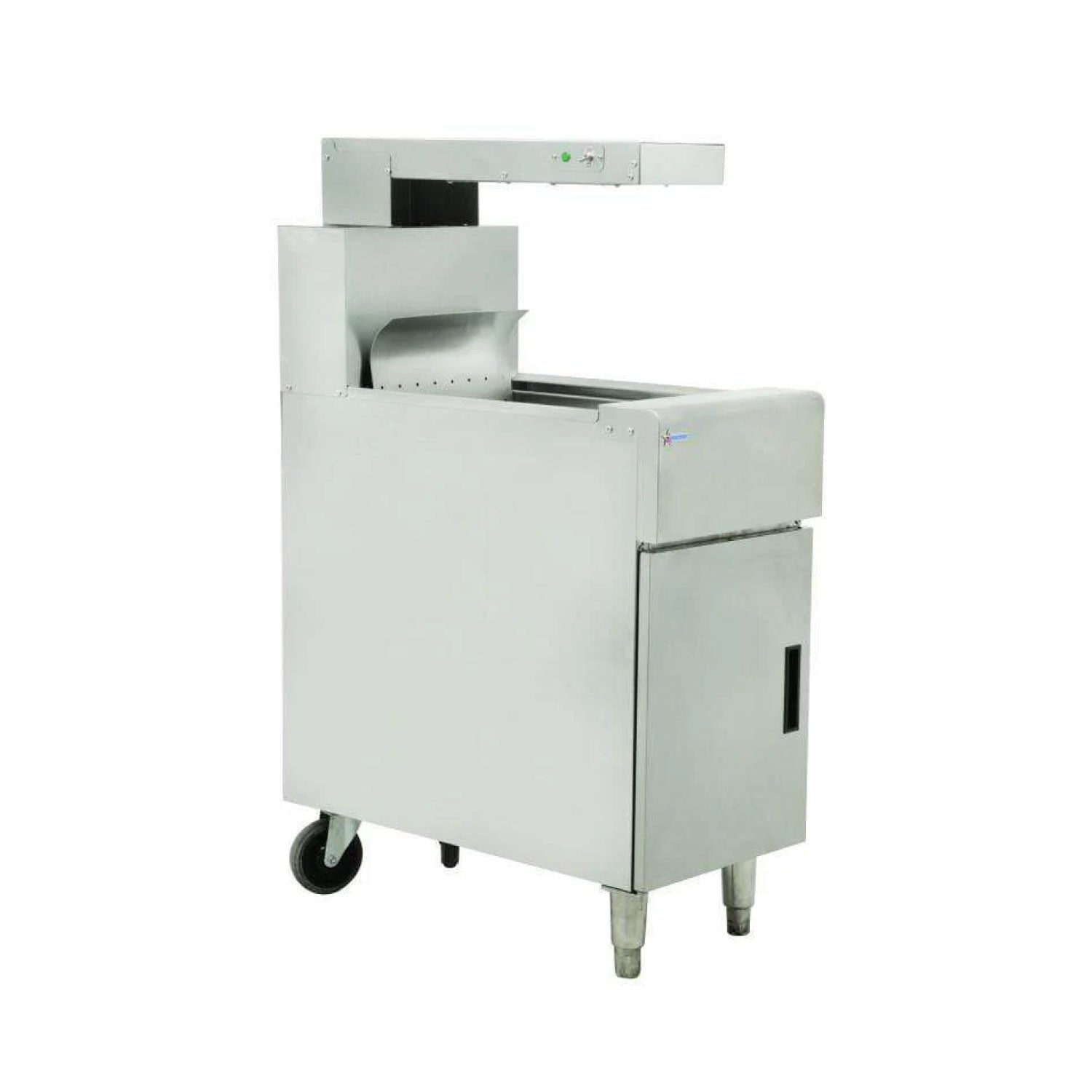 Omcan FW-CN-0032-F - French Fry Dump Station with Heating Lamp - 110v, 200w