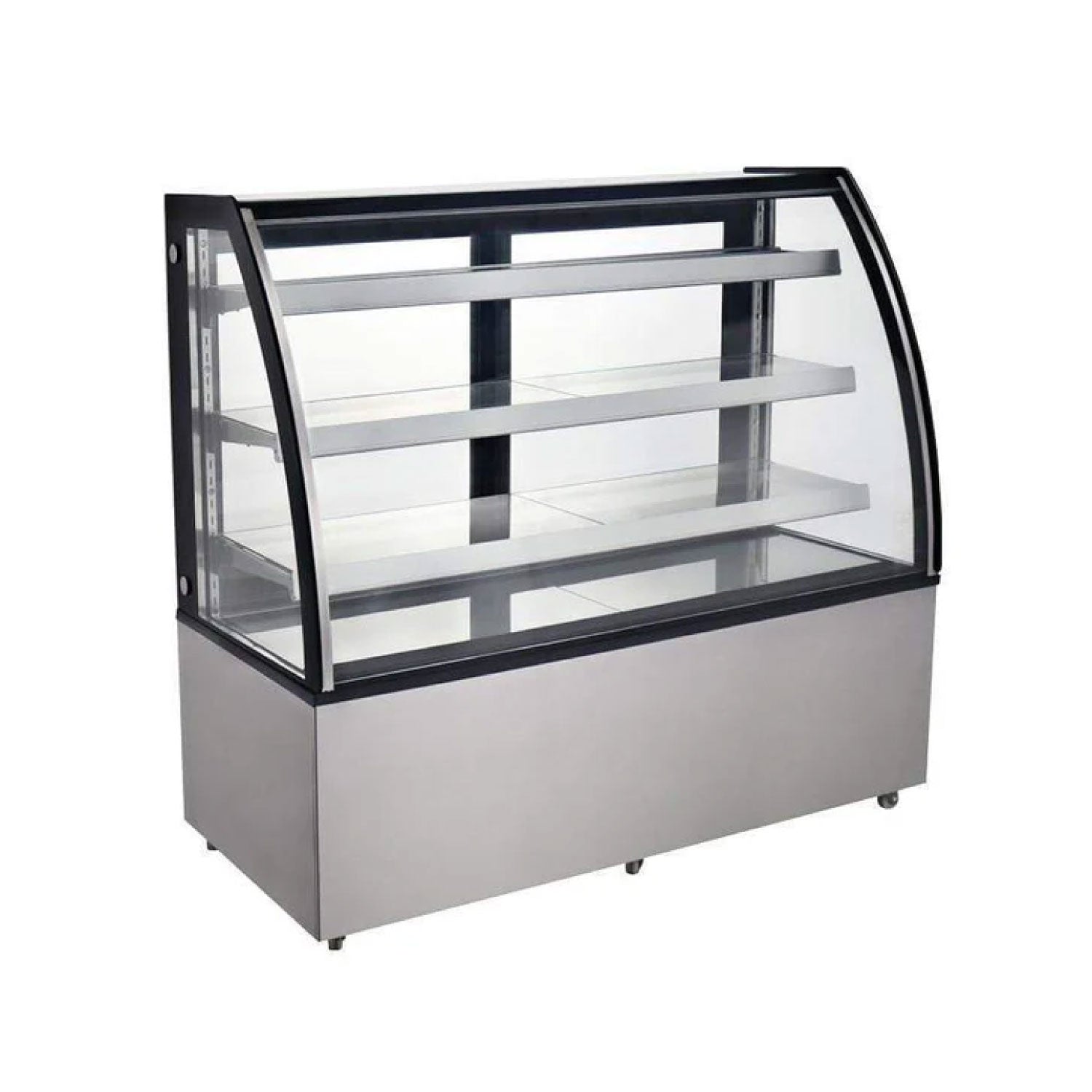 Omcan RS-CN-0571 - 72" Floor Model Full Service Refrigerated Display Case - 22.9 Cu. Ft.