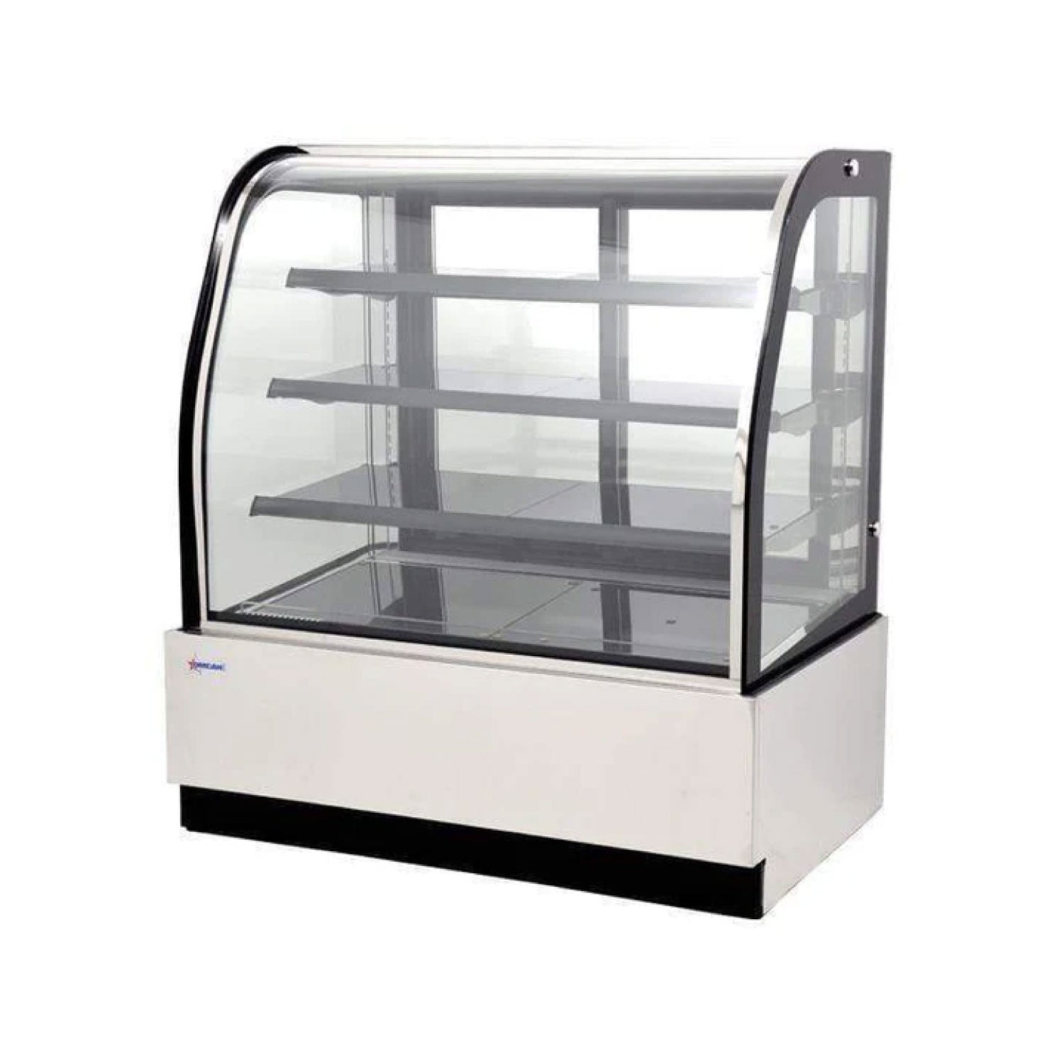 Omcan RS-CN-0600 - 59" Floor Model Full Service Refrigerated Display Case - 21 Cu. Ft.