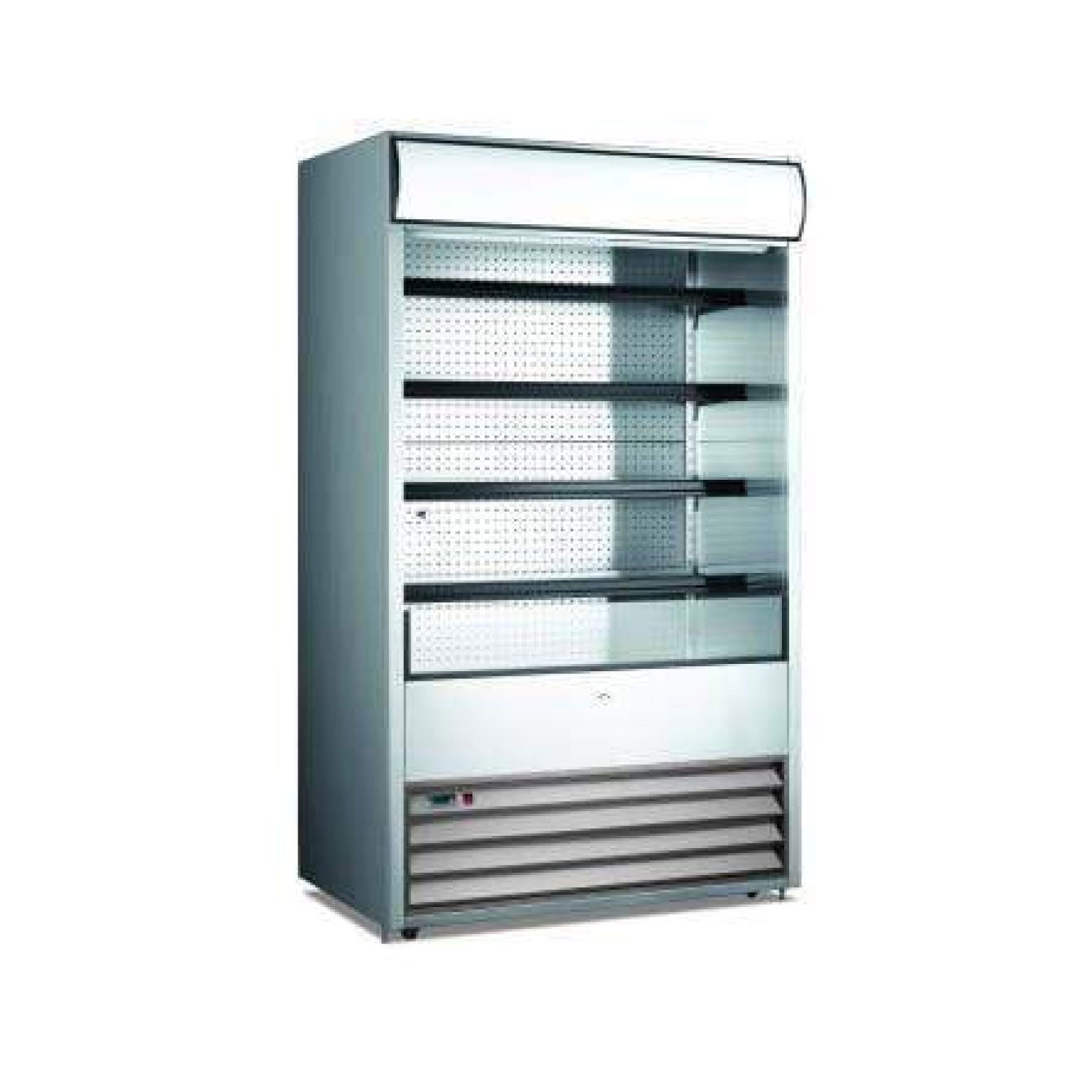 Omcan RS-CN-0700 - 48" Floor Model Open Cooler - 24 Cu. Ft.