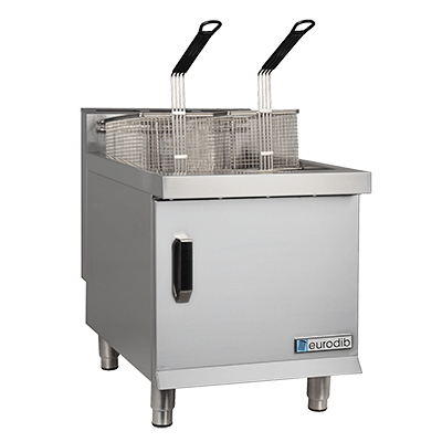 Eurodib CF30 30 lb. Natural Gas Countertop Fryer - 53,000 BTU - Kitchen Equipped