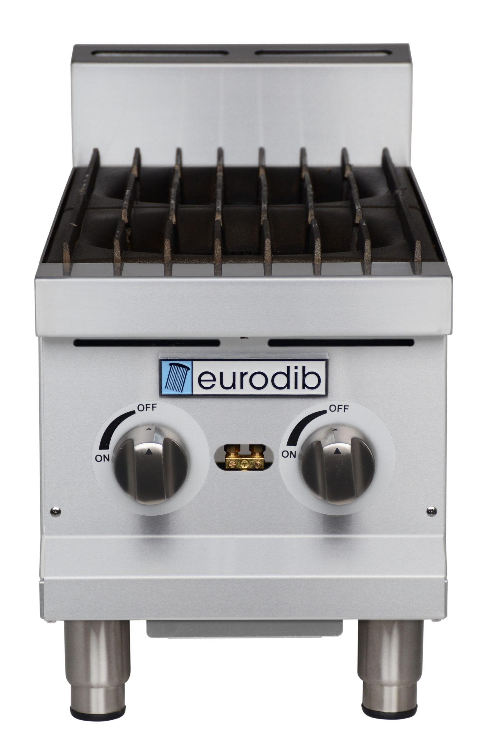 Eurodib - HP212 Countertop Gas Hot Plate - Kitchen Equipped