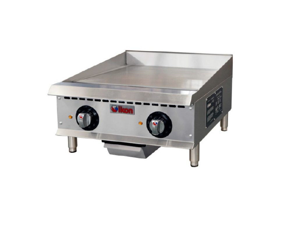 IKON COOKING - Electric Thermostatic griddle - 24”  - ITG-24E