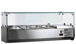 Omcan - Refrigerated Topping Rail | Kitchen Equipped