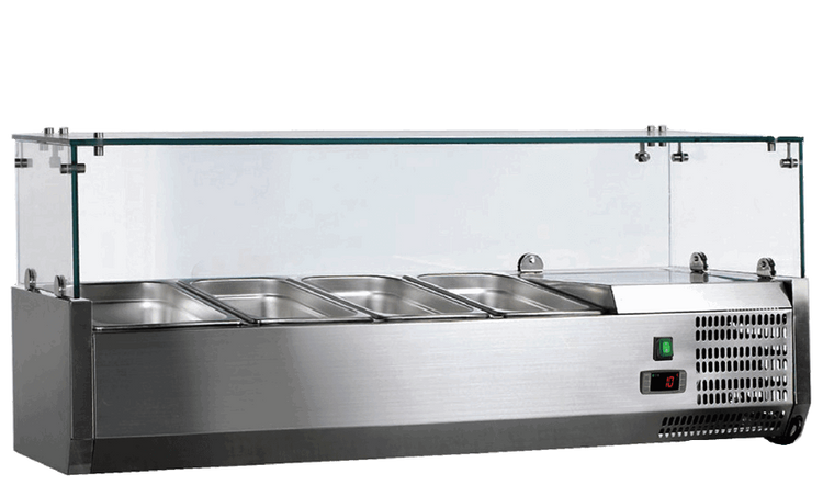 Omcan - Refrigerated Topping Rail | Kitchen Equipped