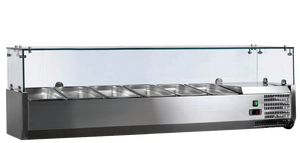 Omcan - Refrigerated Topping Rail