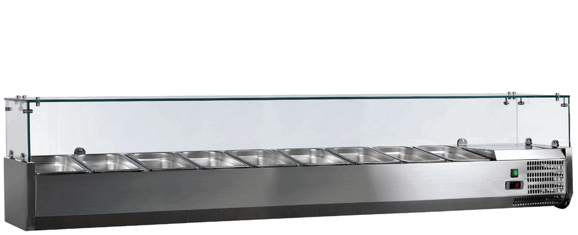 Omcan - Refrigerated Topping Rail