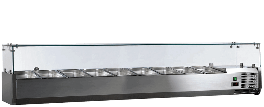 Omcan - Refrigerated Topping Rail