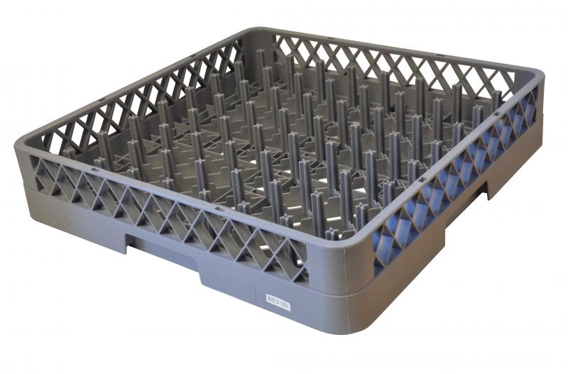 Omcan - 9 X 9 GRAY PLASTIC PEG RACK