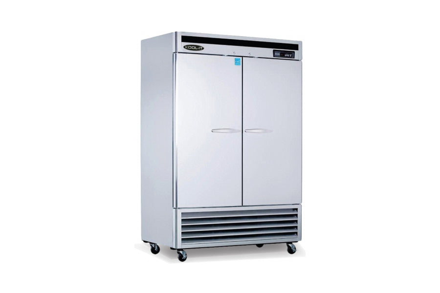 Kool-It Bottom Mount Solid Double Door Reach-In Freezer - KBSF-2