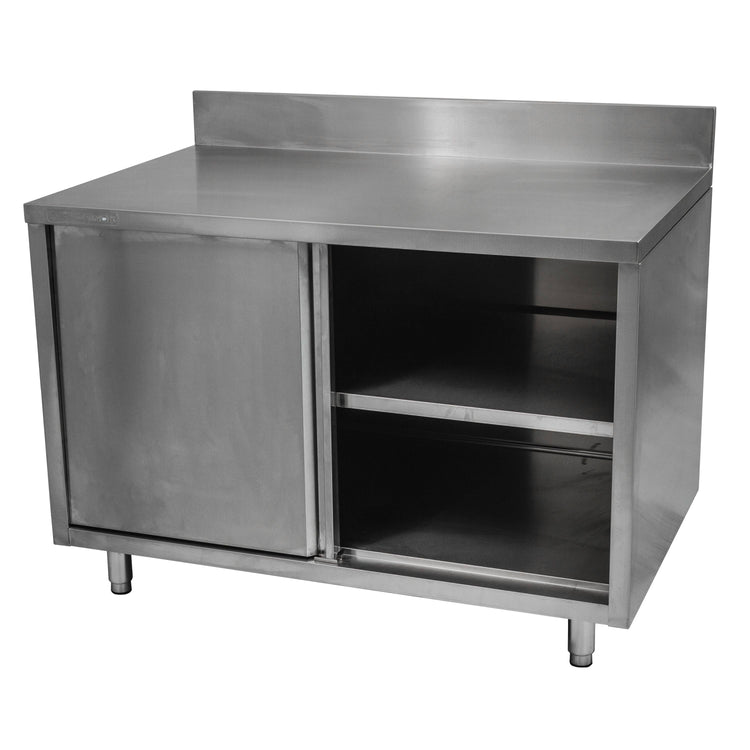 Thorinox - Stainless Steel Storage Cabinet with Backsplash