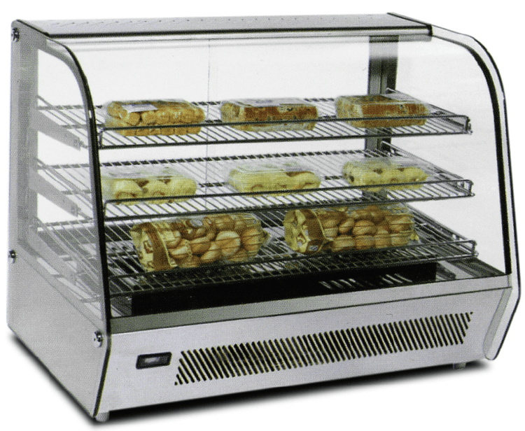 Omcan DW-CN-0160 - 34" Full Service Heated Display Case | Kitchen Equipped