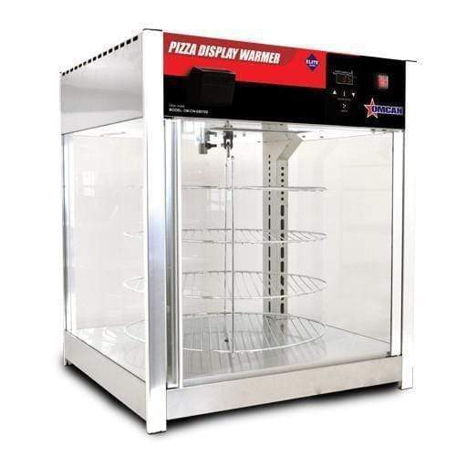 Omcan DW-CN-0457-SS - Pizza Display Warmer with Four 18" Rotating Racks