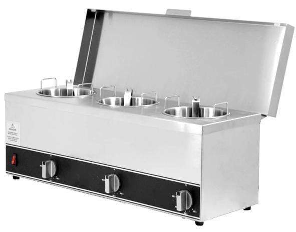 Omcan FW-CN-0253 - 7.9 Qt. Warmer with Three Inserts