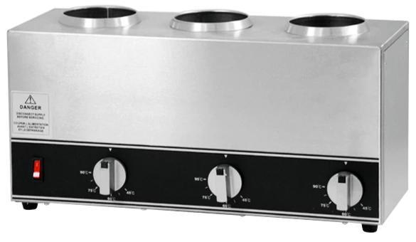 Omcan FW-CN-1603 - Triple Bottle Topping Warmer