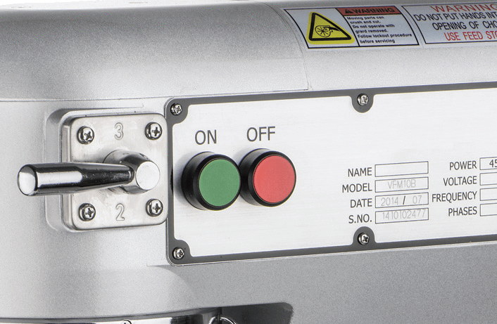 Omcan MX-CN-0010-G - 10 Qt. Planetary Mixer - 110v, 0.67 HP