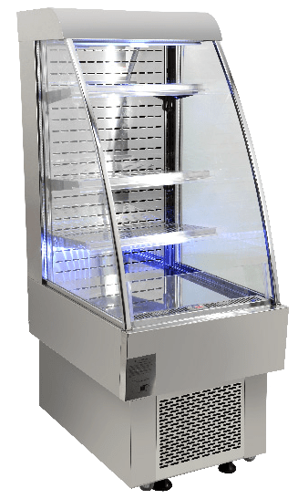 Omcan RS-CN-0230 - 23.6" Floor Model Open Cooler - 8 Cu. Ft. | Kitchen Equipped