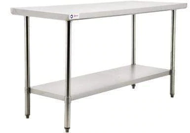 Omcan - Stainless Steel Work Table with Undershelf - 24" Deep