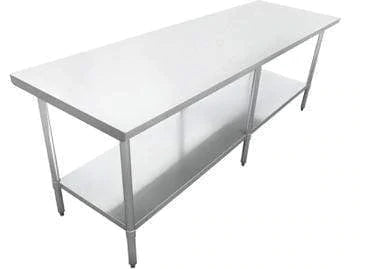 Omcan - Stainless Steel Work Table with Undershelf - 24" Deep