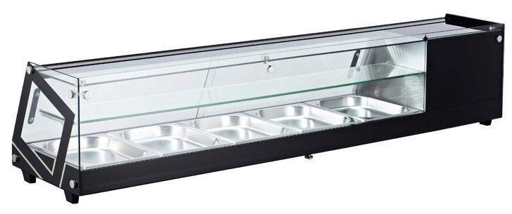 Omcan - Sushi Case with Flat Glass | Kitchen Equipped