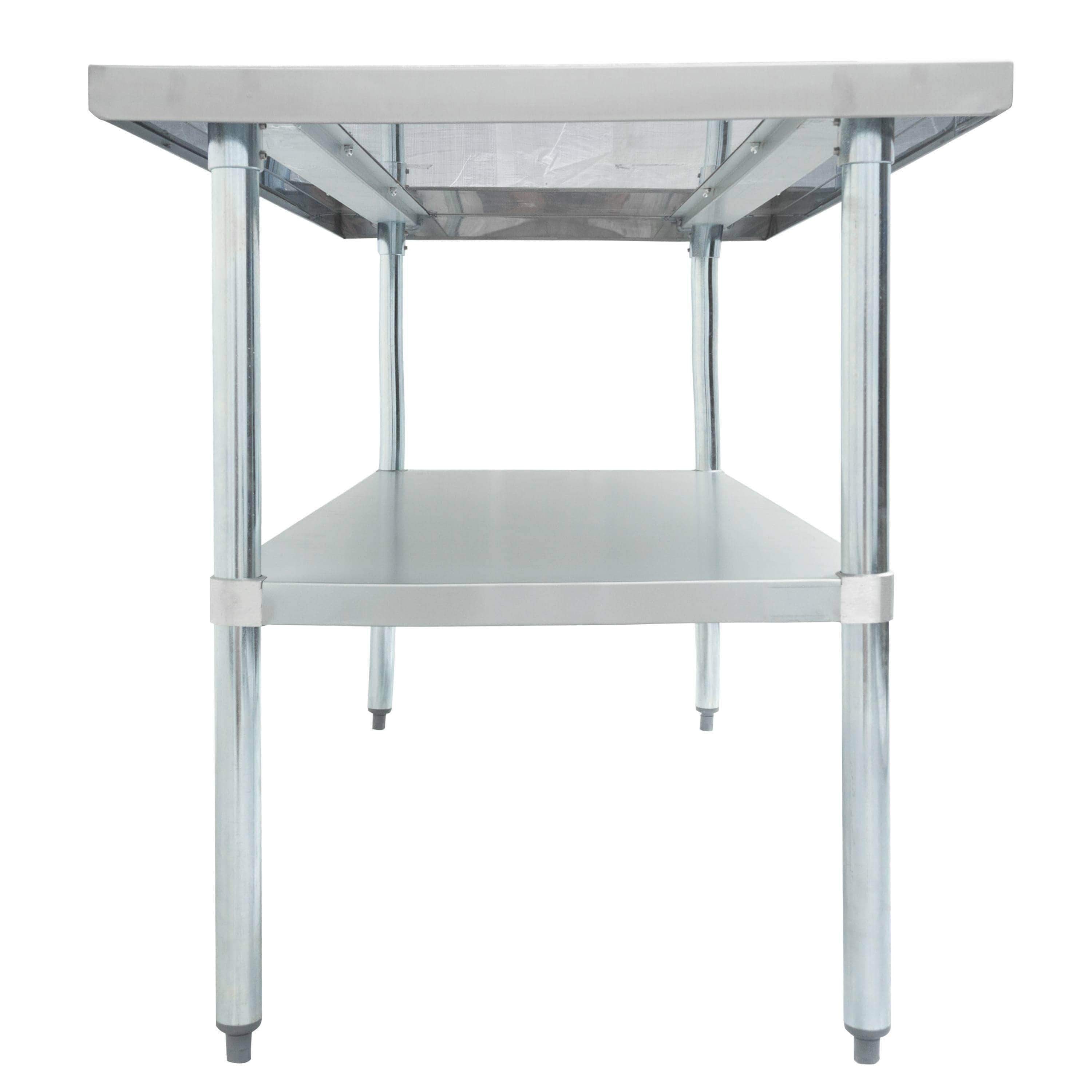 Thorinox - Stainless Steel Work Table with Undershelf - 24" Deep -DSST-GS